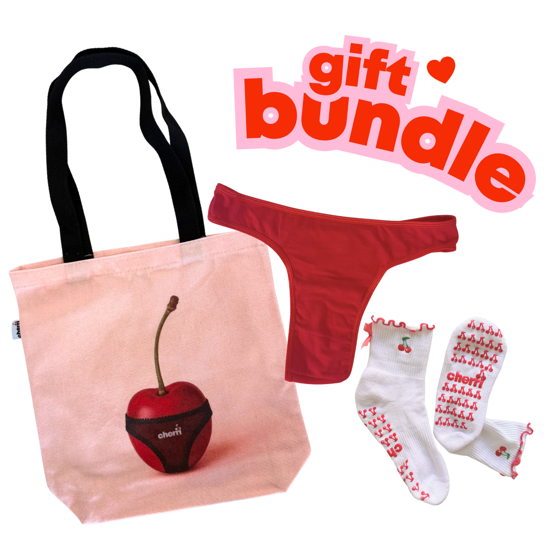 Cherri - Wide Gusset Organic Underwear | No Lip Slip