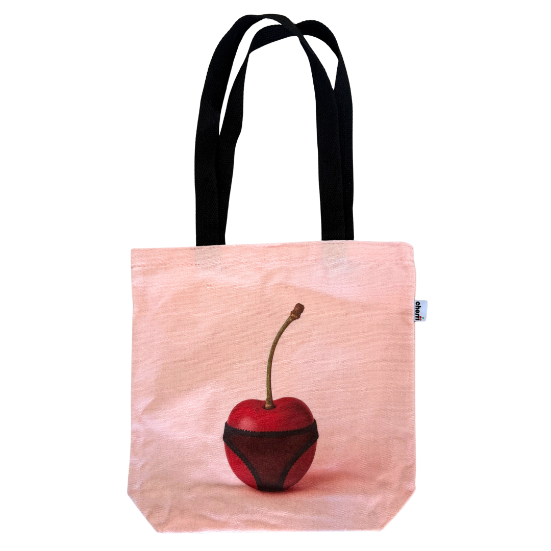 Cherri Tote - Pink Canvas Bag | Cherri Cherri Tote - Pink Canvas Bag | Cherri